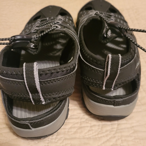 NWOT Eddie Bauer black & gray comfort walking Sandals water shoes men's size 9M - Picture 4 of 5